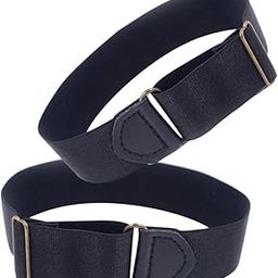 ™ Adjustable Anti Slip Elastic Shirt Sleeves Holder Armband Garter Band Black | Other Mens Accessories | Mens Accessories-image-59