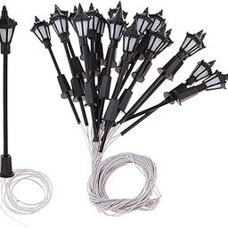 BNF®20pcs 1:150 Model Railway Train Lamp Street Lights HO OO Scale LED 6.5cm|Toys & Hobbies | Model Railroads & Trains | HO Scale |20 Pieces 1:150 HO Scale Miniature Street Lights-image-38