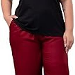 Women Relax Wine Color Palazzo Pant | Formal Wear Palazzo | Comfortable Womens Palazzos | Ultra Plus Size Palazzos |Plz107-11