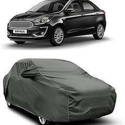 AOSIS® 100% Waterproof Car Body Cover Compatible with Ford Figo Aspire with Mirror Pocket | 3 Layered Thick Fabric | 100% Rain Proof | Weather Proof | Dust Proof (Grey)-picture-22
