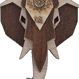 Brooch Wooden Jewelry Suit Pin Wood Shirt and T shirt Brooch For Men Suit and Formal Party Blazer Elephant Shape Pin Broach for Men-35