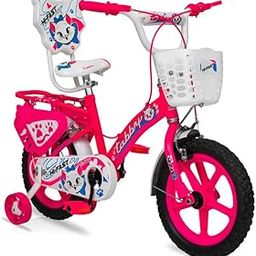 HI-FAST Tabby 14T Kids Cycle for 2-5 Years Girls & Boys with Back Carrier & Training Wheels || 95% Pre Assembled || Single Speed Road Cycle-image-68