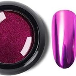 SHILLS PROFESSIONAL Nail Art Chrome Mirror Glitter Pigment Powder Pink-image-95
