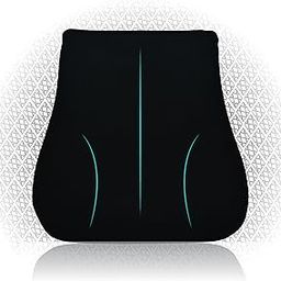 HOMBOX Black Backrest Cushion for Lumbar Support & Back Pain Relief While Driving | Orthopedic Car Seat Cushion for Comfortable Long Rides | Complete Spine Alignment | Extra Leg-Room Design |-picture-10
