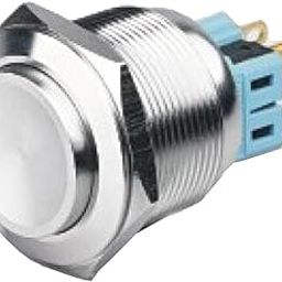 28mm Waterproof LED Stainless Steel Indicator ght Signal Lamp 1NO1NC High head reset-picture-14