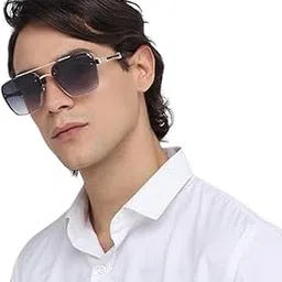 zaadran Giza Sunglasses UV Protection Stud Embellished Frame Trendy Unisex Eyewear-picture-7