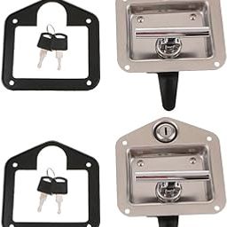 Enakshi® 2X Stainless Steel RV Trailer Car Paddle Handle Truck Toolbox Lock Latch Key| Automotive Tools & Supplies | Auto Tool Boxes & Storage | Truck Tool Boxes-image-24