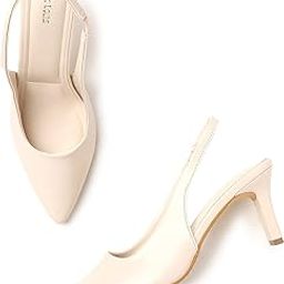 Women's Slip on Casual Solid Pumps Heels-28