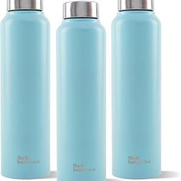 The Better Home Stainless Steel Water Bottle 1 Litre | Leak Proof, Durable & Rust Proof | Non-Toxic & BPA Free Steel Bottles 1+ Litre | Eco Friendly Stainless Steel Bottle | Pack of 3-image-17