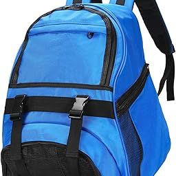 Basketball Backpack Oxford Basketball Bag for Rugby Ball Volleyball Football-image-100