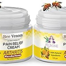PELIRONE Bee Venom (Pack of 2) Pain Relief Cream For Strong Ayurvedic Joint Pain Relief Oil, Knee Pain, Neck Pain, Back Pain, Shoulder Pain (200gm) (4)-image-21