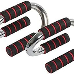 Vector X S-Shape Steel Construction Nicle Coated Push up Bar-picture-15