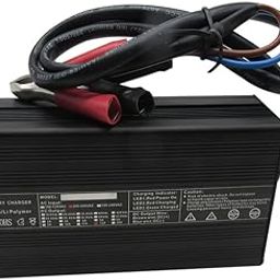 3.65V 20A Lifepo4 Fast Charger 1S 3.2V 3.3V LFP Energy Storage Solar Iron Phosphate RV Battery Cell Smart Charger 3.65 Volt (Color : Alligator Clip)-21