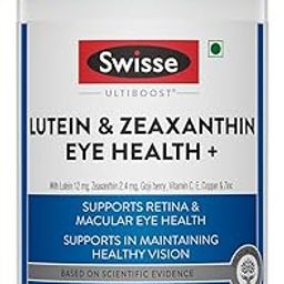 Swisse Eye Health+ with Lutein & Zeaxanthin (Manufactured in Australia) Supports Healthy Vision, Reduces Digital Strain & Fatigue From High Screen Time - 30 Tablets-32