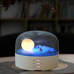 One94Store - Mountain LED Night Lamp | USB Rechargeable Warm Light with Bluetooth Speaker & Adjustable Brightness | Bedside Table Lamp for Bedroom, Home Décor & Gifting-15