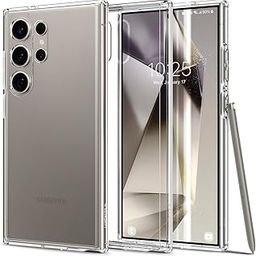 Spigen Ultra Hybrid for Samsung Galaxy S24 Ultra Case, Transparent Galaxy S24 Ultra Back Cover (2024) - Crystal Clear-28