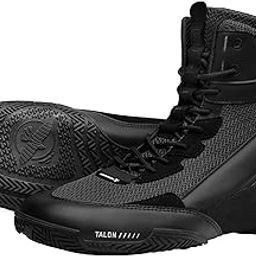 Talon Boxing Shoes for Men and Women Lace Up Lightweight Mid High Top-image-87
