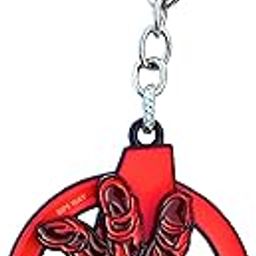 Marvel Keychain iron man keychain rotating spinning Avengers Keychains metal | avengers keyChain Avengers | Stylish Avenger KeyChain marvel | iron man key chains | ironman Keychain for men bike car-image-5