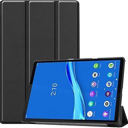 Robustrion Smart Trifold Hard Back Flip [Auto Sleep Wake] Case Cover for Lenovo Tab M10 FHD Plus TB-X606V / TB-X606F / TB-X606X [1st and 2nd Gen] 10.3 inch - Black-16