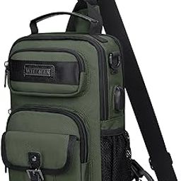 Sling Bag for Men Convertible Travel Sling Backpack USB Charging Port Lightweight Crossbody Bags Casual Daypack-image-17