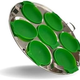 ColorCoral Premium Silicone Idli I Idly Maker I Idli Liners Original, Green | | Multipurpose- Dhokla Maker | Cupcake I Muffin Maker | Non -Stick | Perfect round shaped Idlis I Food Grade Silicone | BPA Free | Minimum Wastage of Batter | No greasing | Oven, Microwave & Dishwasher Safe (Green, Pack of 2 (14 Pcs))-image-3