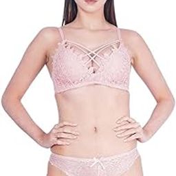Women's Sexy Embroidery lace Padded Designer Soft Special Day Honeymoon Lingerie Bra Panty Set BCA_NBPWWFLSET1-picture-21