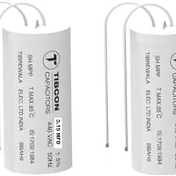 3.15 MFD 440V Capacitor for Ceiling Fan to Increase Speed CAN (Pack Of 2) White-48