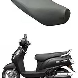 Ask Suzuki Access 125 Waterproof Durable Faux Leather Seat Cover for Suzuki Access 125 (Black)-image-25