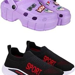 Extra Soft Classic Casual wear with Flexibility Technology Flats Combo for Women's/Girl's(2012+7073)()-image-33