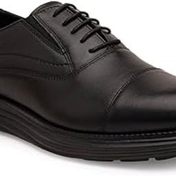 Genuine Leather Oxfords with Enhanced Comfort and Grip Lace -UP Shoes-image-20