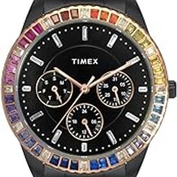 timex E-Class Premium-Sport Collection Multifunction Women Analog Black Dial Coloured Quartz Watch, Round Dial with 36 mm Case Width - TWEL16804-picture-20