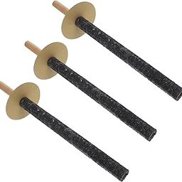 Abaodam 3pcs Outdoor Wooden Fire Torch Weatherproof with Handheld Stake for Garden Decor for Backyard Patio and Camping Events-image-88