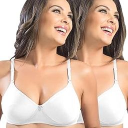 Women's Non-Padded T-Shirt Bra | Wire-Free, Medium Coverage, Comfortable Polyester-Cotton Blend Fabric | Adjustable Straps, Ideal for Sports Catwalk-picture-34