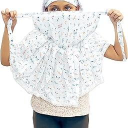 Girl's Scarf | Cotton Made for Full Face Cover | Head Cover | Hair Face Protection | Sun Protection | Dust Protection-picture-24