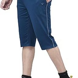 I Bulls, Hosiery Cotton Regular Fit Three Quarters/Three Fourths/Three by Fourth /3/4 / Capri for Men- Casual/Sports Wear with One Side Zip Lock Pocket.-image-87