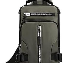Nylon Messenger Bag | USB Charging Port Waterproof Crossbody Sling Bag | Travel Chest Bags Casual Daypack | New Men's Multi-Functional Chest Bag | Fashion Casual Shoulder m Enger Bag-picture-10