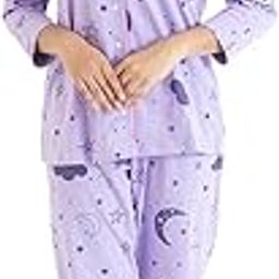 Women's Cotton Printed Nightsuit | Pajama Set | Lovely Nights Loungewear Set-picture-18