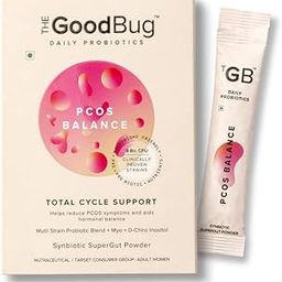 The Good Bug PCOS Balance SuperGut Powder for Women|Pre & Probiotic Blend with Myo+D-Chiro Inositol|Helps Regularise Periods,Assists in Weight Management,Facial Hair|1 count,15 servings-image-66