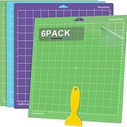 Serplex® 6Pcs Ecraft Cutting Mats for Cricut Multi Color Ecraft Cutting Mat for Cricut 2x12 inches Ecraft Cutting Mat for Cricut Explore Air 2/Air/One/Maker-27