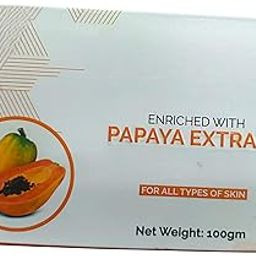 skin lightening and brightening all day clearing skin papays soap 100g pack of 1-image-60