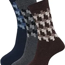 dollar Woollen Socks for Men (Pack of-3) In Assorted Color Full Length-picture-34