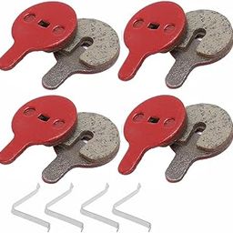 ONBICLE Bicycle Disc Braking Pads 4pair Semi Metallic 4mm Thickness Mountain Road Bike Cycling Disc Machine Pad-30