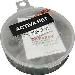 Dr.Pulley® Sliding Roller Weights Compatible with Honda Activa HET/3G/4G/5G (2015-2018) | 1 Set of 6 Nos-0