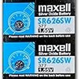 Maxell SR626SW 1.55V Silver Oxide Battery (Pack of 5)-17