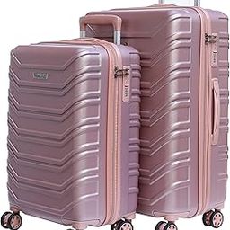 Monopoli 20, 24 inch, Set of 2, Polycarbonate Luggage, Hard Sided, (Rose Gold 55 and 65 cms) Small & Medium Trolley Bag | 8 Spinner Smooth Wheels | TSA Lock | Unbreakable | Men & Women-image-56