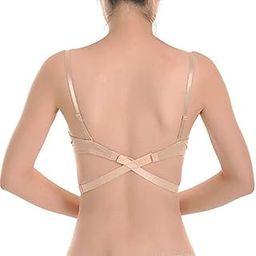 Women's And Girls Low Back Bra Adjustable Strap Convertor 2 Hook Extender Strap for Backless Outfits Soft Bra Strap Extender for Women in Pregnancy or Weight gain (Free Size)-40