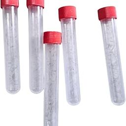 AANIJ® Test Tube With Screw Cap Size 16 x 100 mm material Polypropylene capacity 15 ml for Lab Pack of 5-0