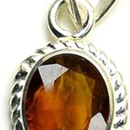 Certified 10.00 Ratti / 9.50 Carat Deluxe Quality Natural Gomed Pendant/Locket Silver Plated Gemstone by Lab Certified(Top AAA+) Quality for Women's and Men's-image-47