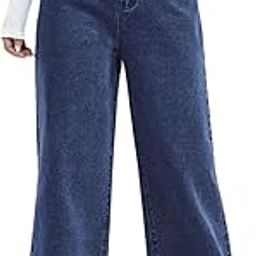 Women High Waist Wide Leg Baggy Denim Jeans | Regular Fit Jeans for Women | Jeans Pant for Women WD_Stone_z1wq_P-image-7