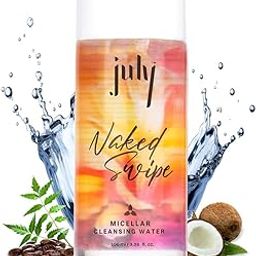 July Micellar Cleansing Water 100ml | Makeup Remover Cleanser | No Rinse Formula | Removes Daily Stubborn Makeup, Waterproof Makeup, SPF & Impurities | Maintain Moisture Balance | All Skin Types-33